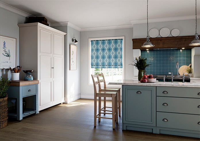 Deco, Peacock - Roman Blind - Image 7